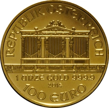 2014 Austrian Gold Philharmonic Coin 1oz