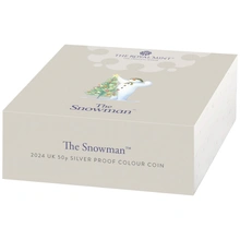 2024 The Snowman Fifty Pence Proof Silver Coin Boxed