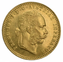 Gold Austrian 1 Ducat 1915