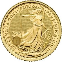 2021 Tenth Ounce Gold Britannia
