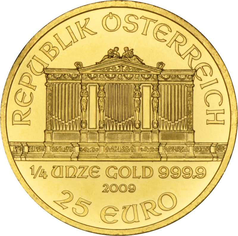 2009 Quarter Ounce Gold Austrian Philharmonic