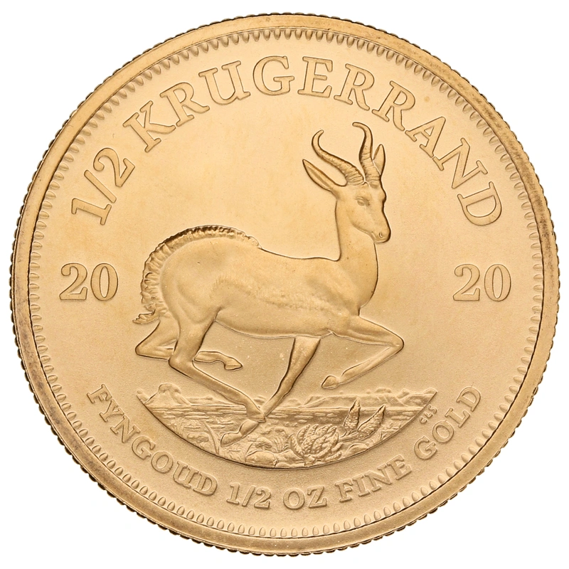 2020 1/2oz Krugerrand Gold Coin