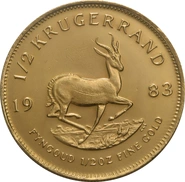 1983 1/2oz Krugerrand Gold Coin