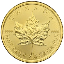 2020 1/2oz Canadian Maple Leaf Gold Coin