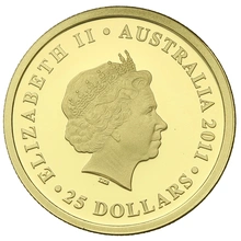 2011 Australian Proof Gold Sovereign Boxed