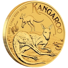 2025 1/4oz Australian Kangaroo Gold Nugget Coin