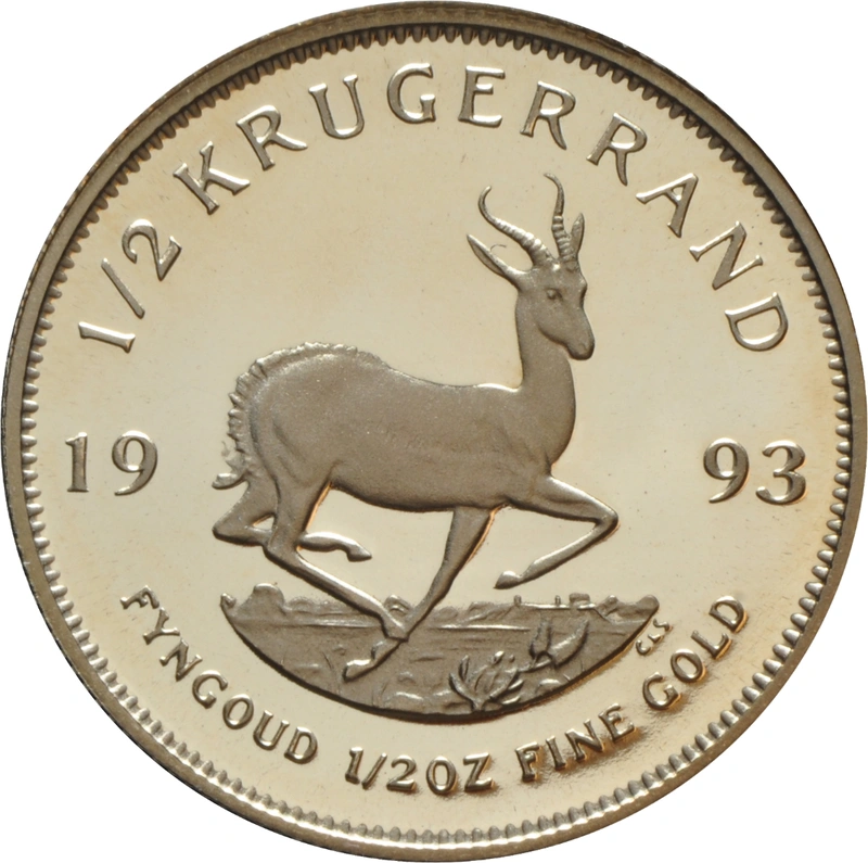 1993 Proof 1/2oz Krugerrand Gold Coin