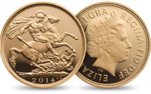 2014 Gold Proof Sovereign Three Coin Set