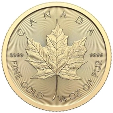 2024 1/4oz Canadian Maple Leaf Gold Coin