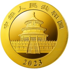 2023 30g Gold Chinese Panda Coin