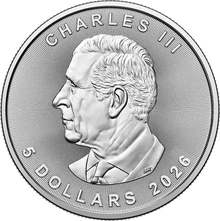 2026 Canadian Silver Maple Leaf Coin 1oz
