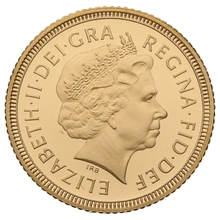 2000 Proof Gold Half Sovereign Boxed