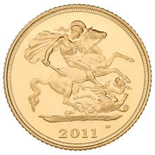 Gold Proof 2011 Half Sovereign Boxed