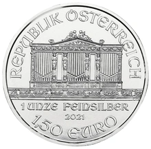 2021 Austrian Philharmonic Silver Coin 1oz
