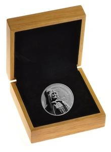Boxed 2017 Star Wars 1oz Silver Darth Vader Coin