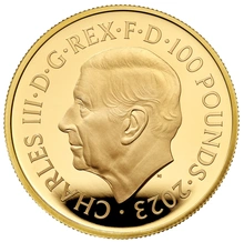 2023 Proof Merlin Gold Coin Myths & Legends 1oz Boxed