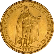 Hungarian 20 Korona Gold Coin Franz Joseph I