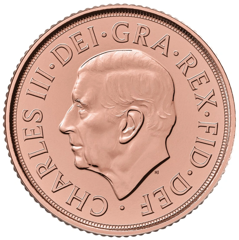 Gold Sovereign King Charles III