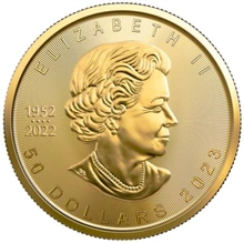 2023 Canadian Maple Leaf Gold Coin 1oz