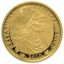 2010 Quarter Ounce Proof Britannia Gold Coin