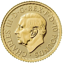 2023 King Charles III Tenth Ounce Gold Britannia
