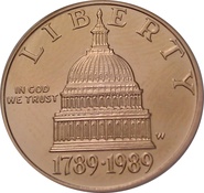 1989 Bicentennial of the Congress - American Gold Half Eagle $5