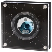 2024 50p Star Wars Death Star Proof Silver Coin Boxed