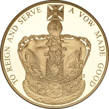 2013 - Gold Five Pound Proof Coin, 60th Anniversary of the Queen's Coronation