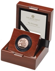 2024 Proof Gold Sovereign Coin Boxed