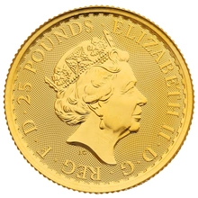2023 Quarter Ounce Queen Elizabeth II Britannia Gold Coin
