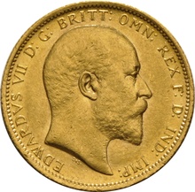 1906 Gold Sovereign - King Edward VII - S