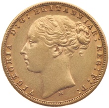 Victoria Young Head Gold Sovereign Gift Boxed