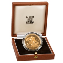 1984 - Gold £5 Proof Coin (Quintuple Sovereign) Boxed