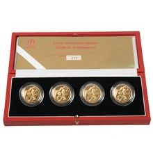 2002 £2 Two Pound Proof Gold Coin Set Commonwealth Games Collection Boxed