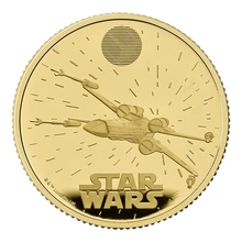 2024 Proof 1oz Gold Coin Star Wars X-Wing Boxed