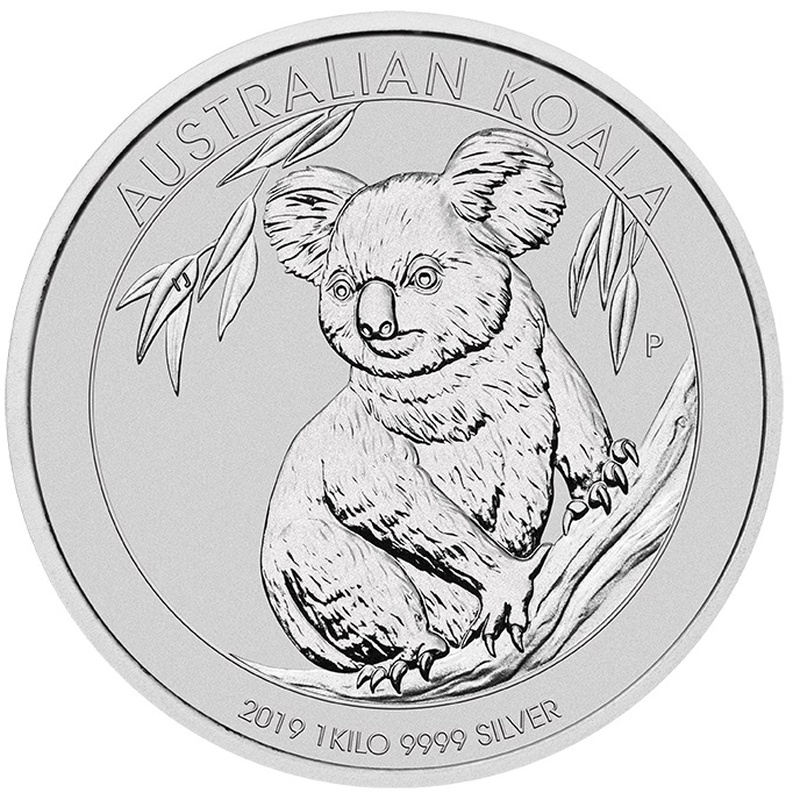 2019 1kg Silver Australian Koala