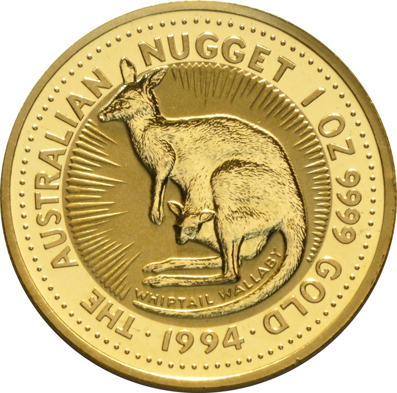 1994 1oz Gold Australian Nugget