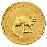 2006 Half Ounce Gold Australian Nugget