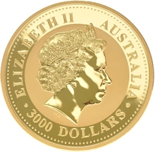 1kg Gold Australian Year of the Snake 2001