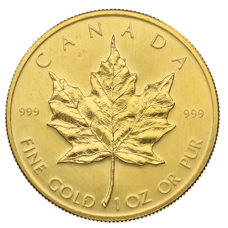 1979 1oz Canadian Maple Gold Coin