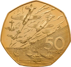 1993-1994 Proof Gold 50p Coin Larger Size
