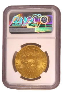 1907 $20 Double Eagle Liberty Head Gold Coin San Francisco NGC MS63