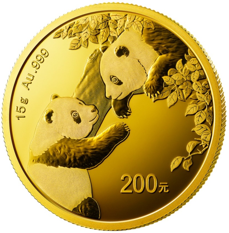 2023 15g Gold Chinese Panda Coin
