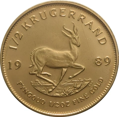 1989 1/2oz Krugerrand Gold Coin