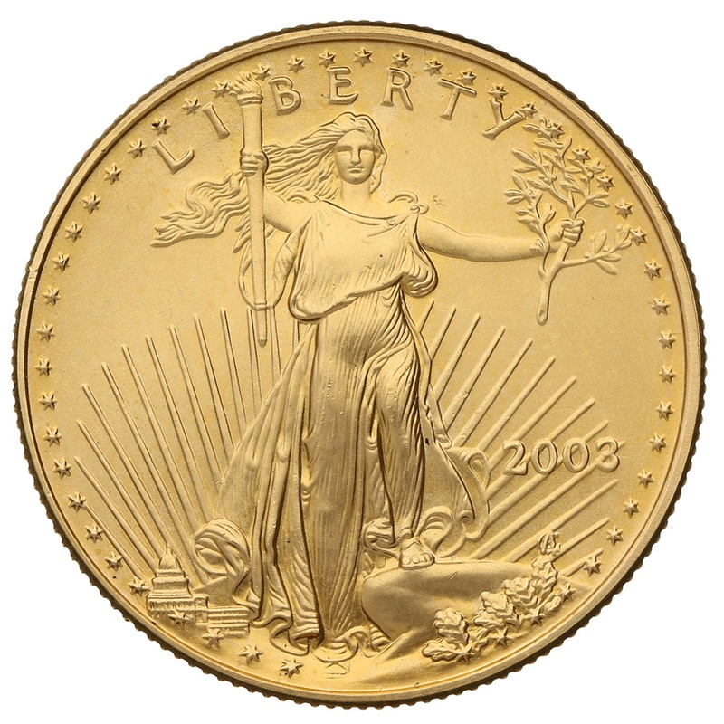 2003 Half Ounce Eagle Gold Coin