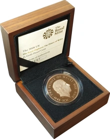 2008 - Gold Five Pound Proof Coin, Prince of Wales