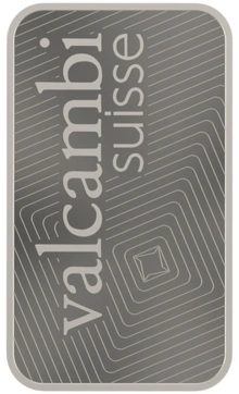 50g Platinum Bar Valcambi Minted