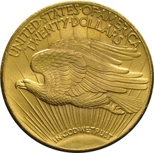 1927 $20 Double Eagle St Gaudens Gold coin Philadelphia