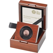 2018 Proof Quarter Sovereign Gold Coin Boxed
