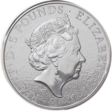 2016 2oz Lion of England Silver Coin Queen's Beasts